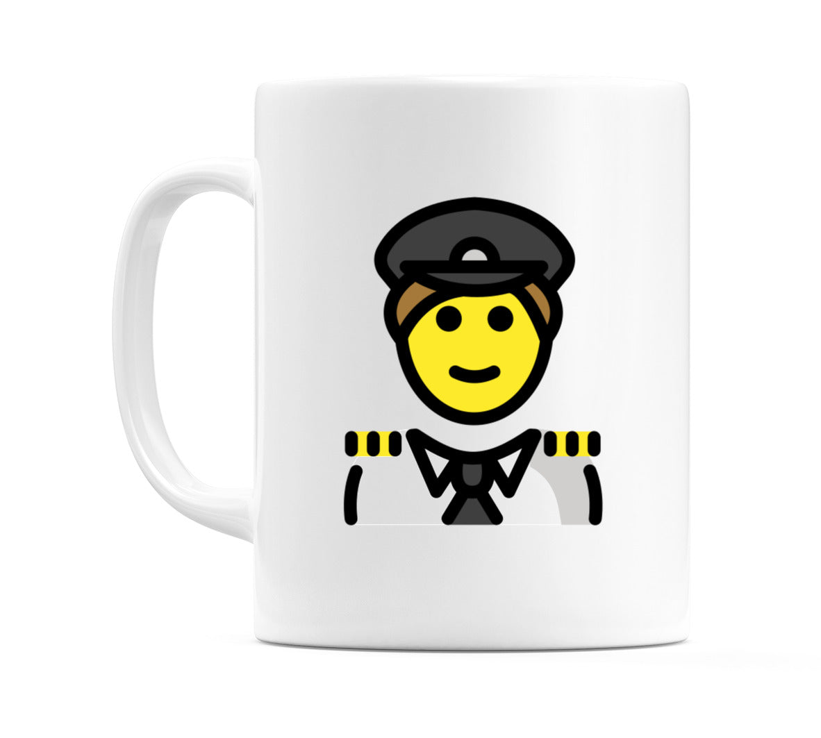 Male Pilot Emoji Mug