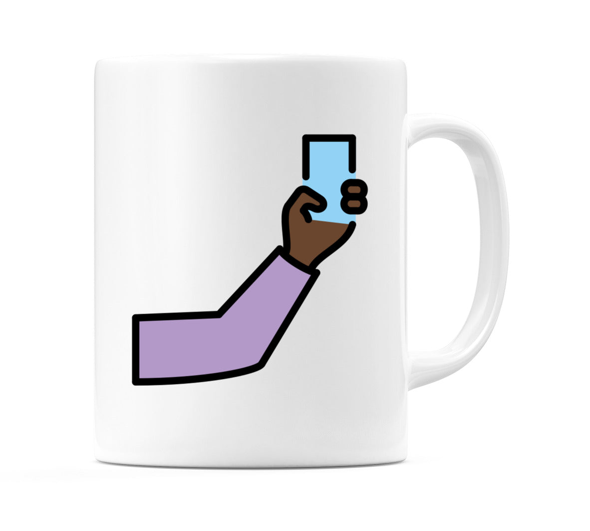 Selfie: Dark Skin Tone Emoji Mug