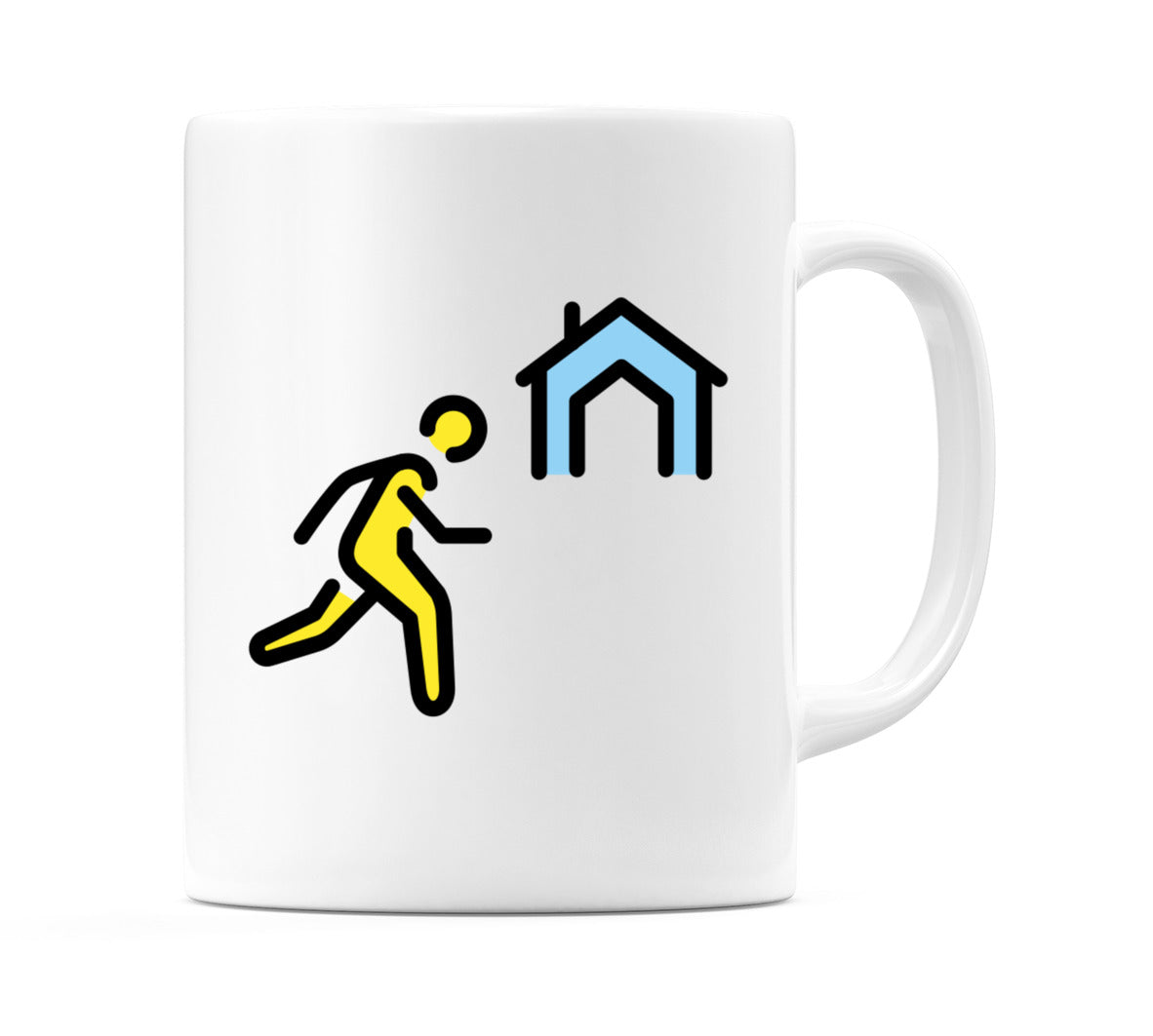 Evacuate To Shelter Emoji Mug