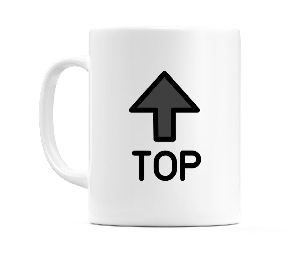 Top Arrow Emoji Mug