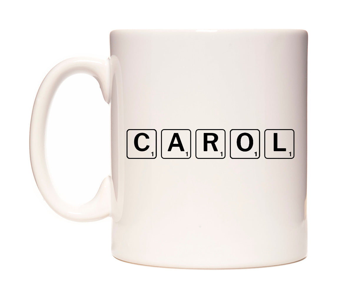 Carol - Scrabble Themed Mug
