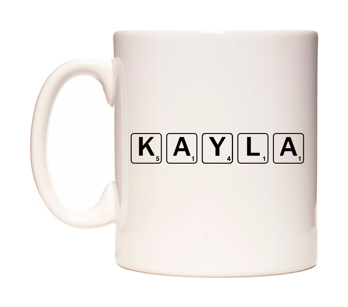 Kayla - Scrabble Themed Mug
