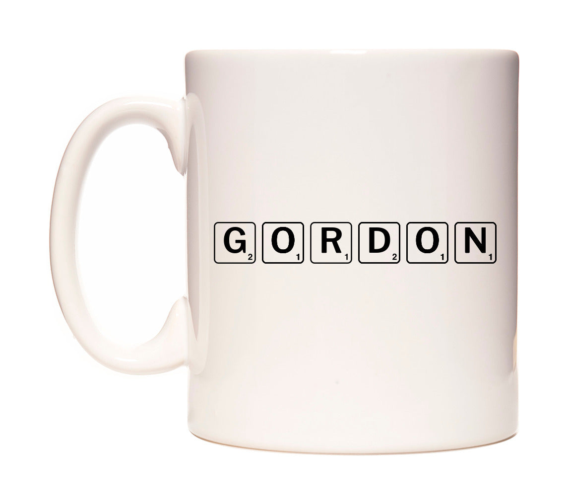 Gordon - Scrabble Themed Mug