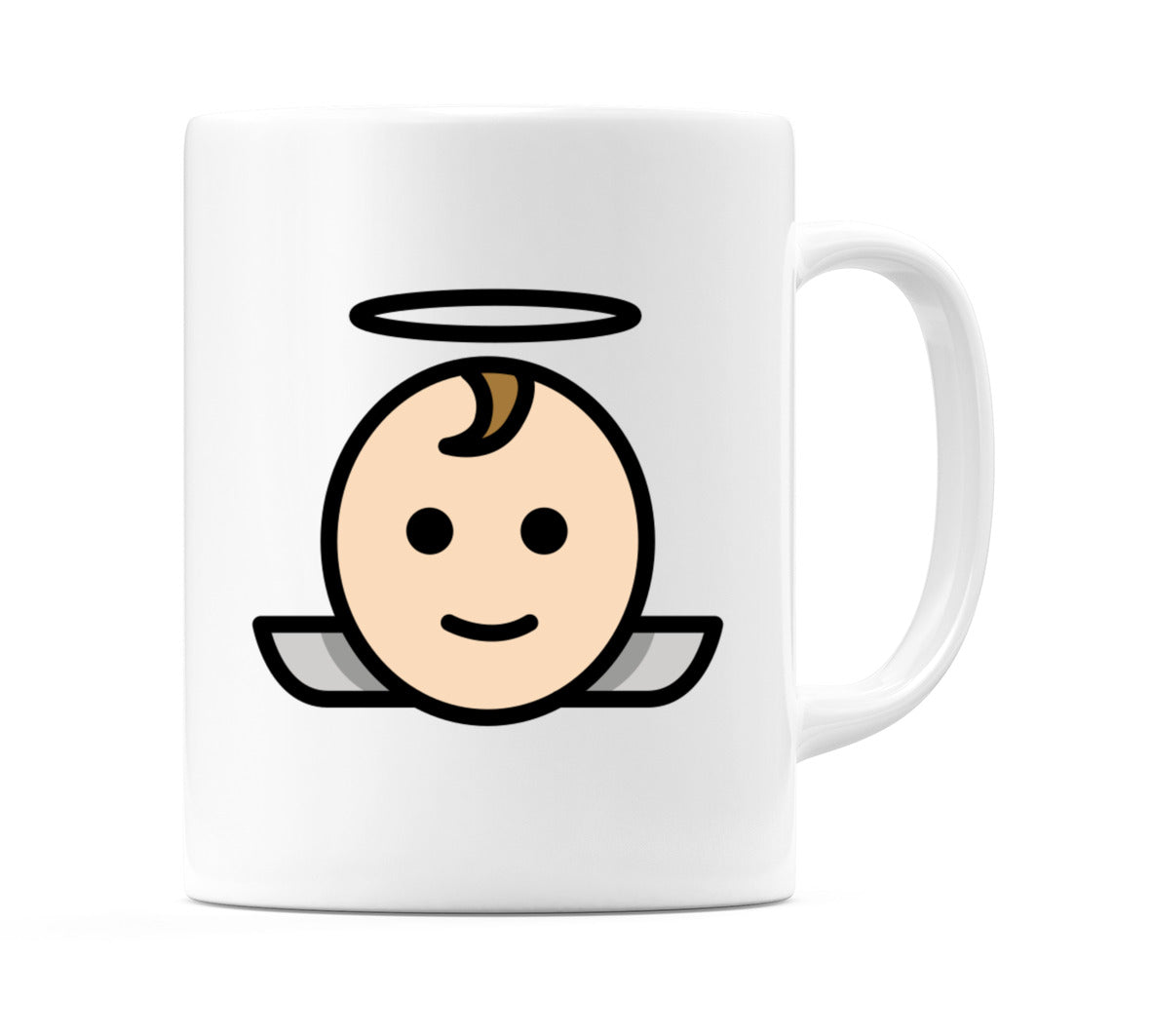 Baby Angel: Light Skin Tone Emoji Mug
