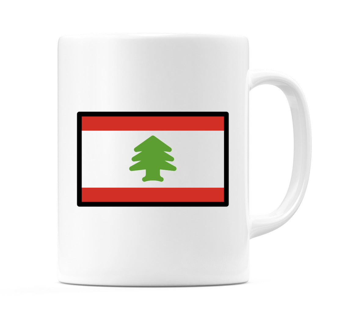Lebanon Flag Emoji Mug