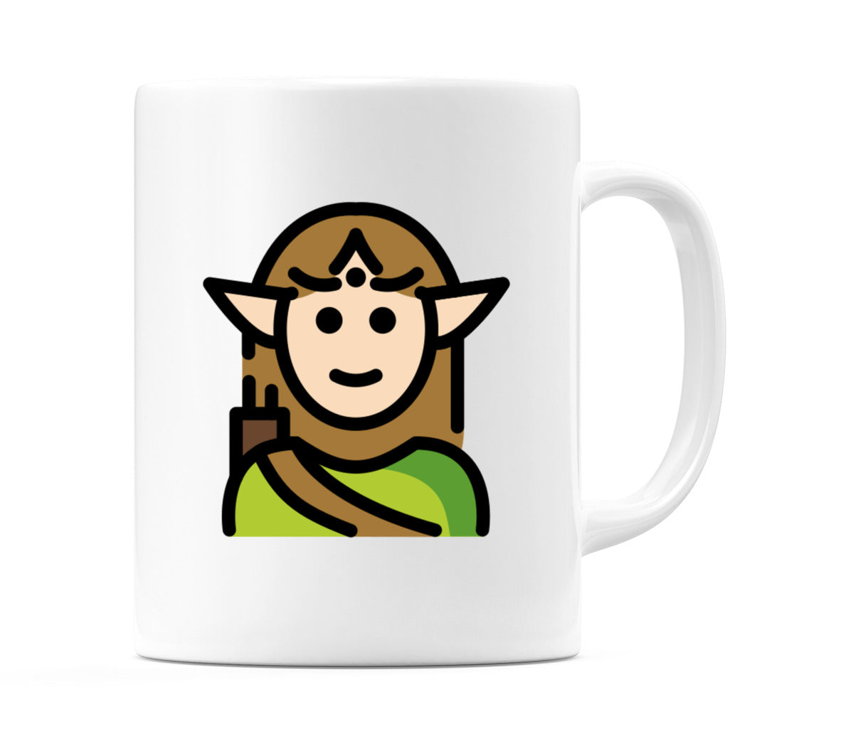 Elf: Light Skin Tone Emoji Mug