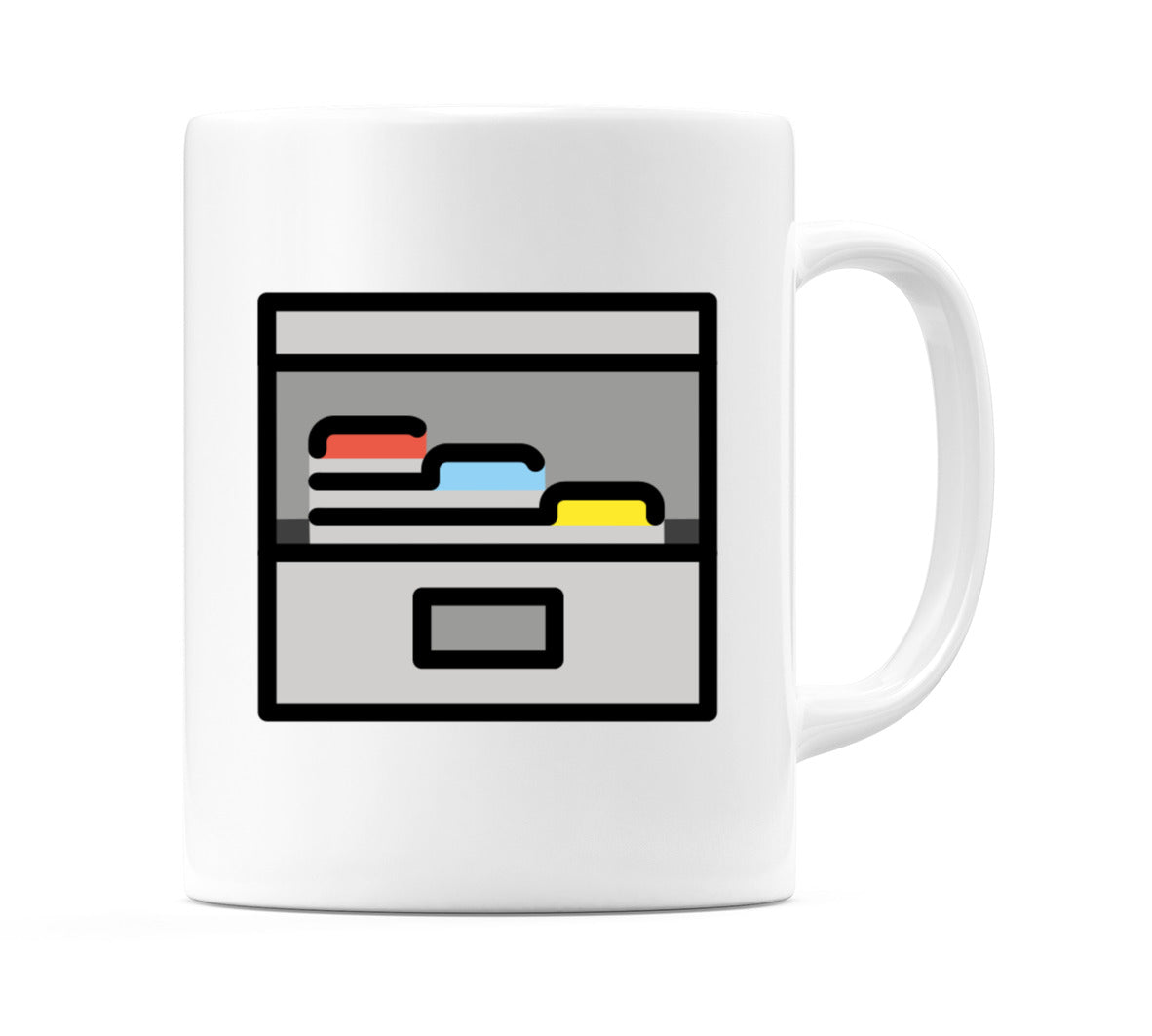Card File Box Emoji Mug