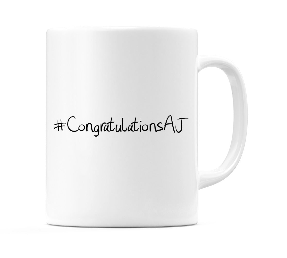 #CongratulationsAJ Mug