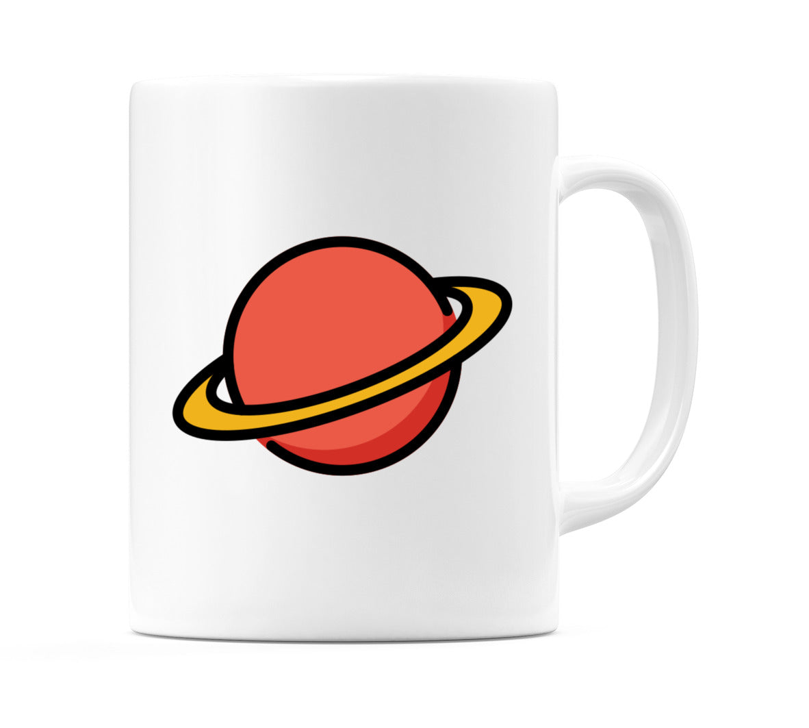 Ringed Planet Emoji Mug