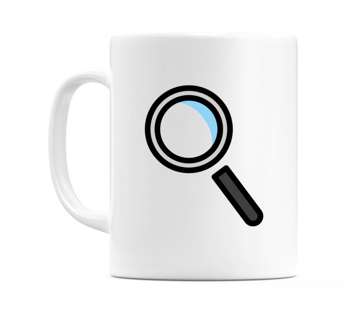 Magnifying Glass Tilted Left Emoji Mug