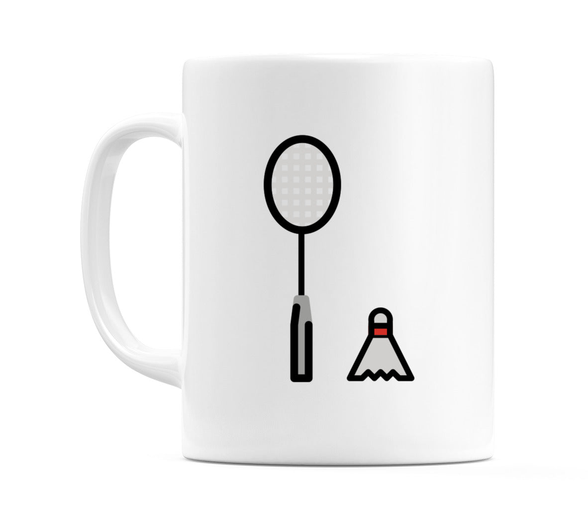 Badminton Emoji Mug