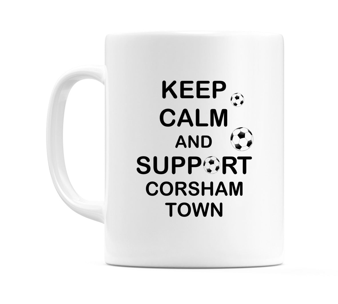 Keep Calm And Support Corsham Town Mug