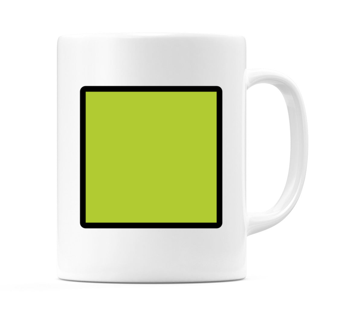 Green Square Emoji Mug