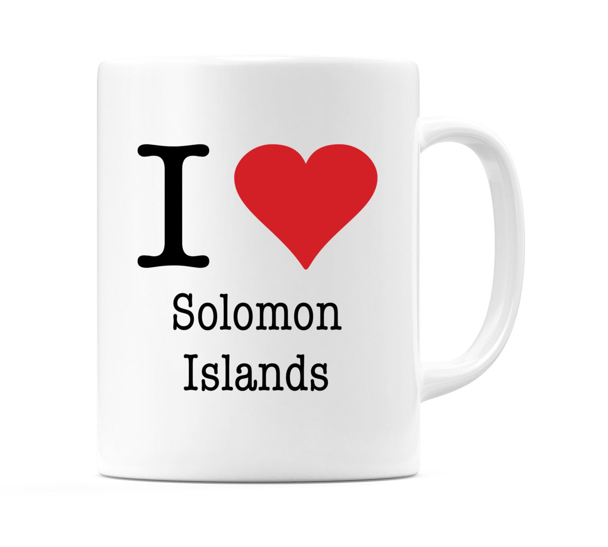 I Love Solomon Islands Mug