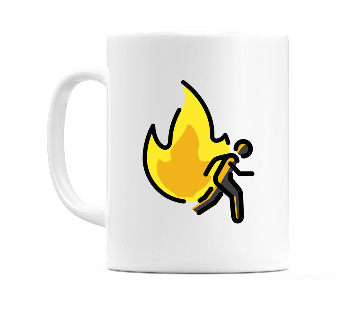 Evacuate Fire Emoji Mug