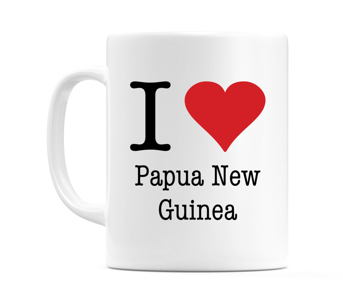 I Love Papua New Guinea Mug