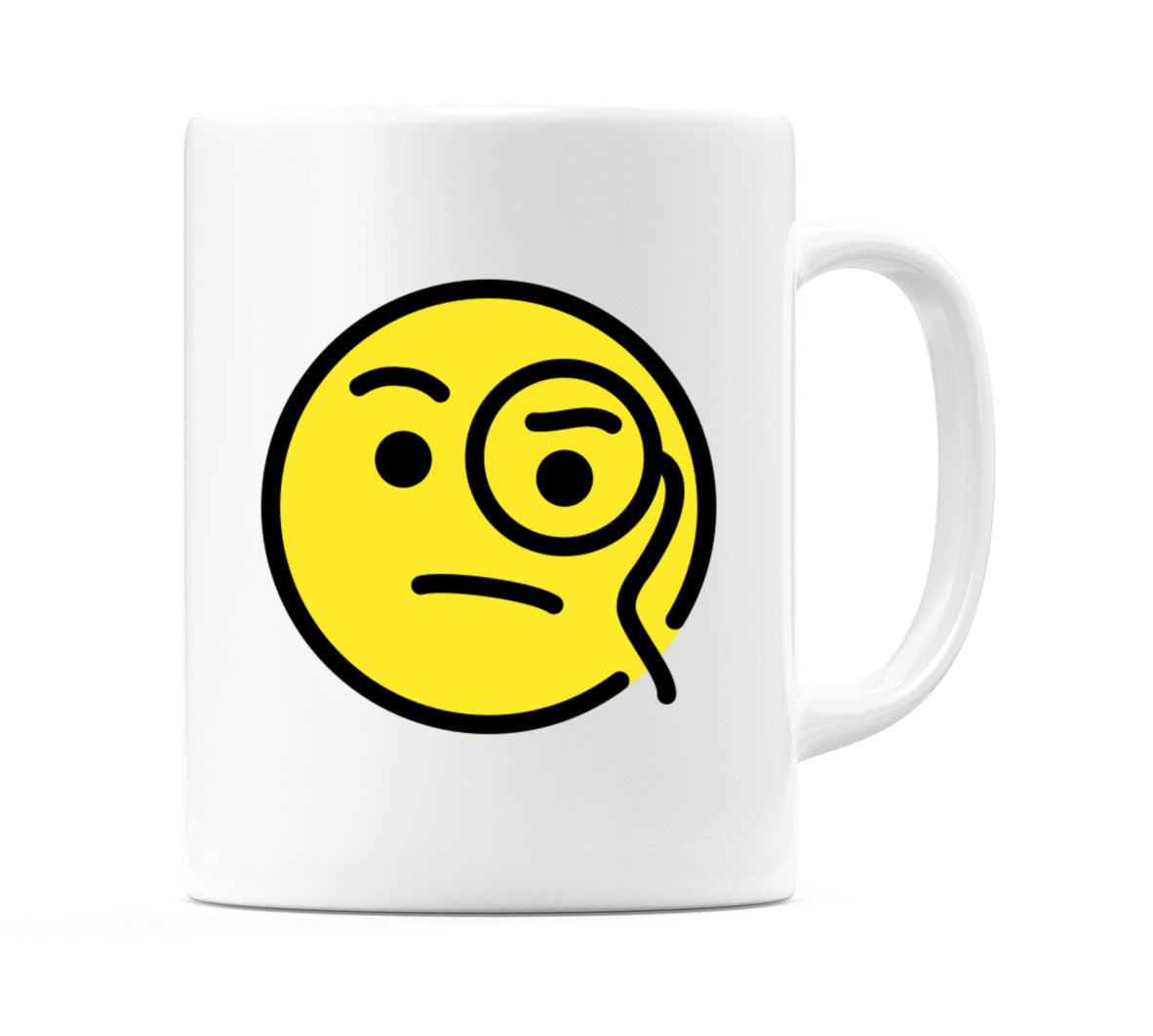 Face With Monocle Emoji Mug