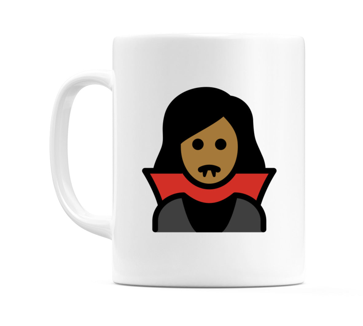 Female Vampire: Medium-Dark Skin Tone Emoji Mug