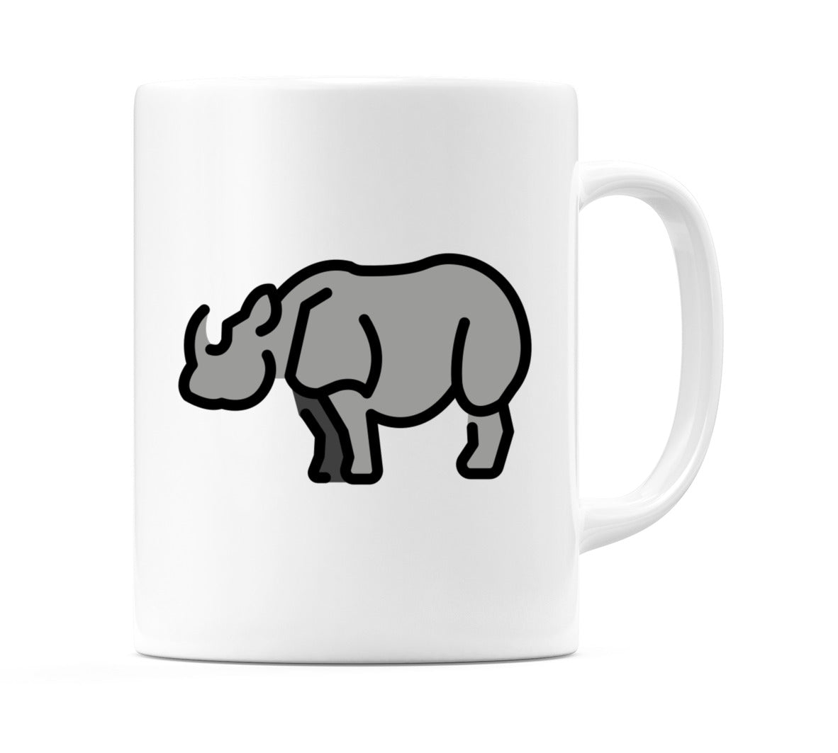 Rhinoceros Emoji Mug