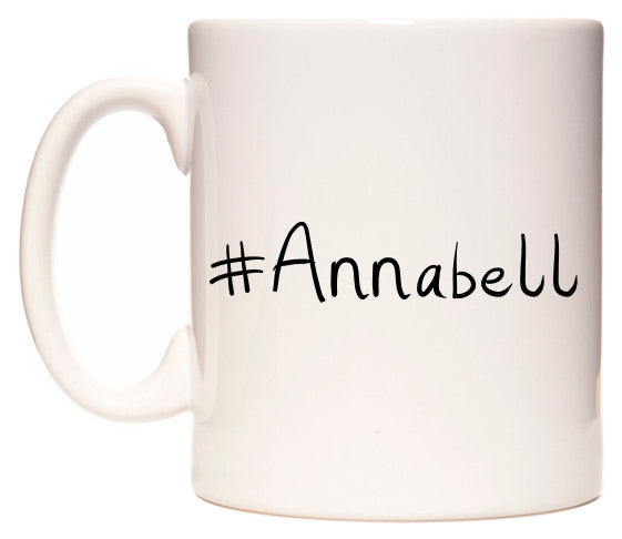 This mug features #Annabell