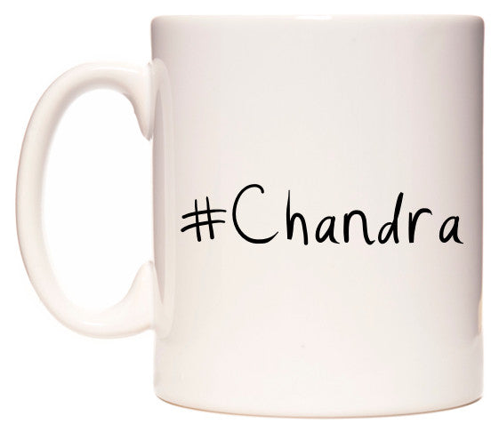 This mug features #Chandra