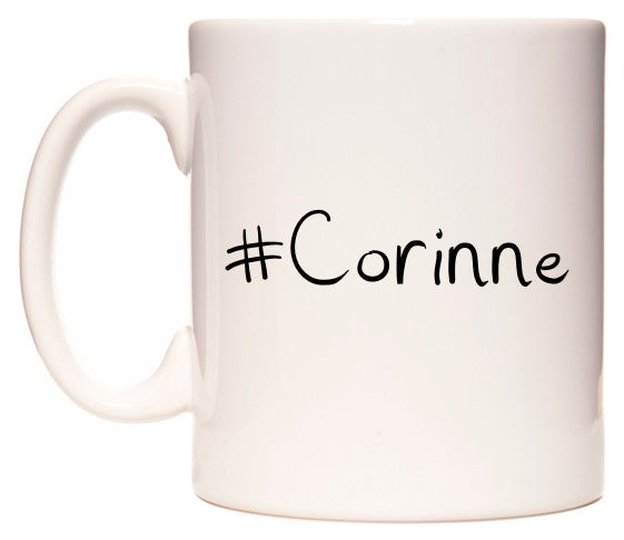 This mug features #Corinne