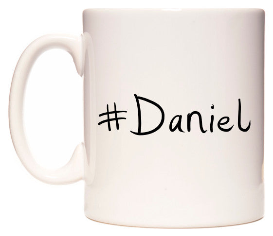 This mug features #Danial