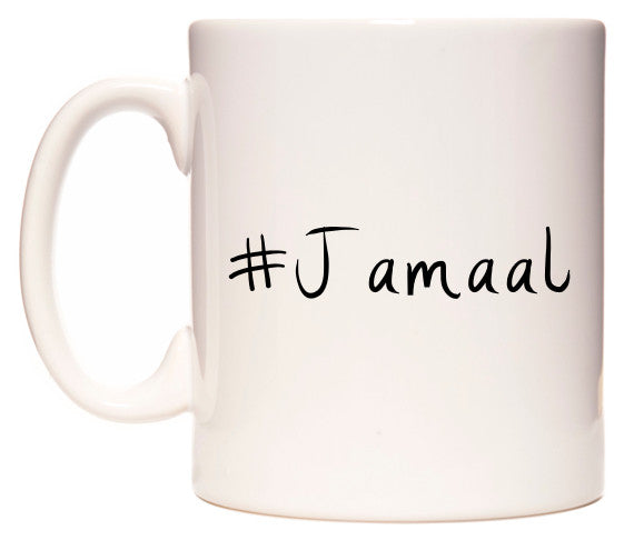 This mug features #Jamaal