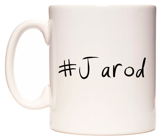 This mug features #Jarod