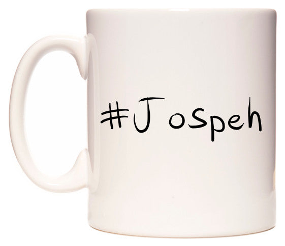 This mug features #Jospeh