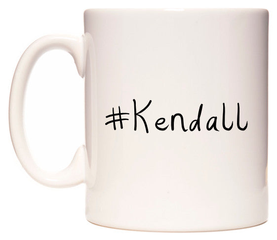 This mug features #Kendall