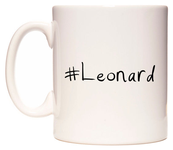 This mug features #Leonard