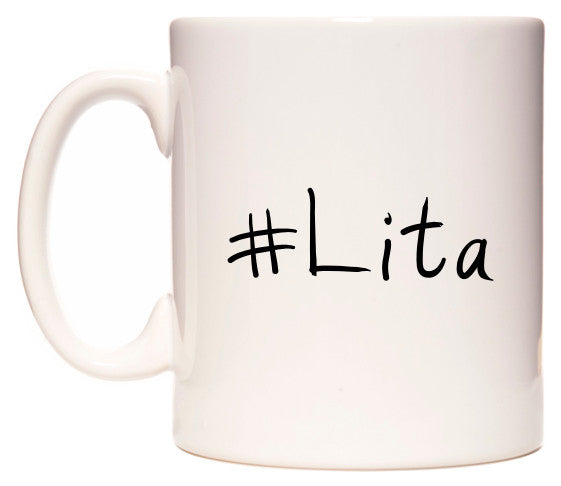 This mug features #Lita