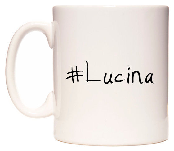 This mug features #Lucina