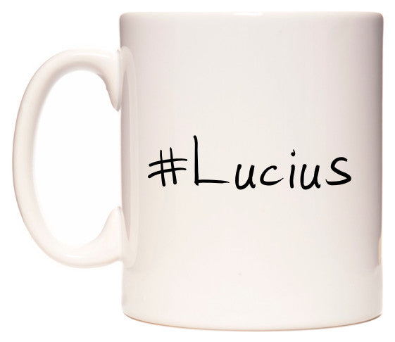 This mug features #Lucius