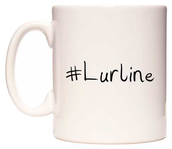 This mug features #Lurline