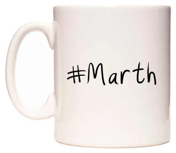 This mug features #Marth