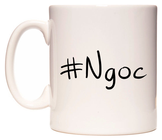 This mug features #Ngoc