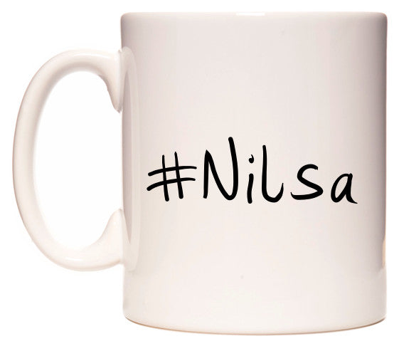This mug features #Nilsa
