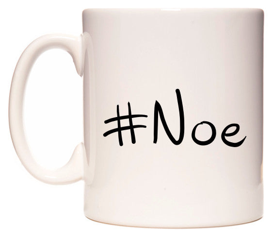 This mug features #Noe