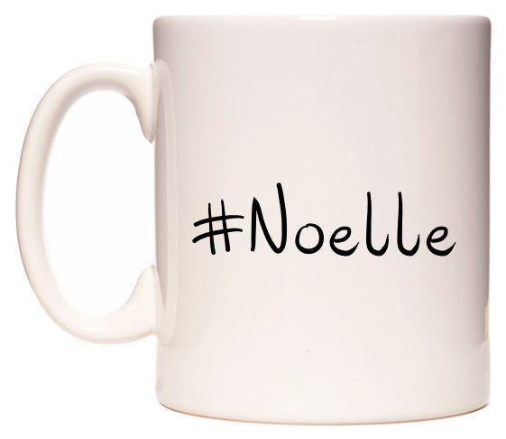 This mug features #Noelle