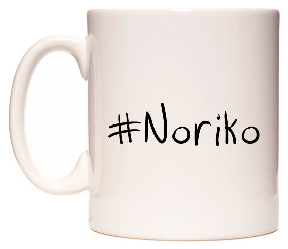 This mug features #Noriko