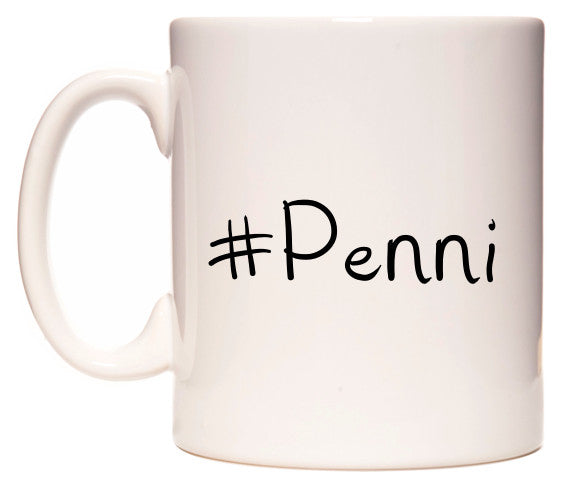 This mug features #Penni