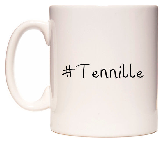 This mug features #Tennille