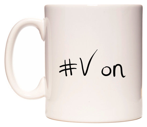 This mug features #Von