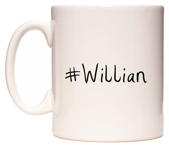 This mug features #Willian