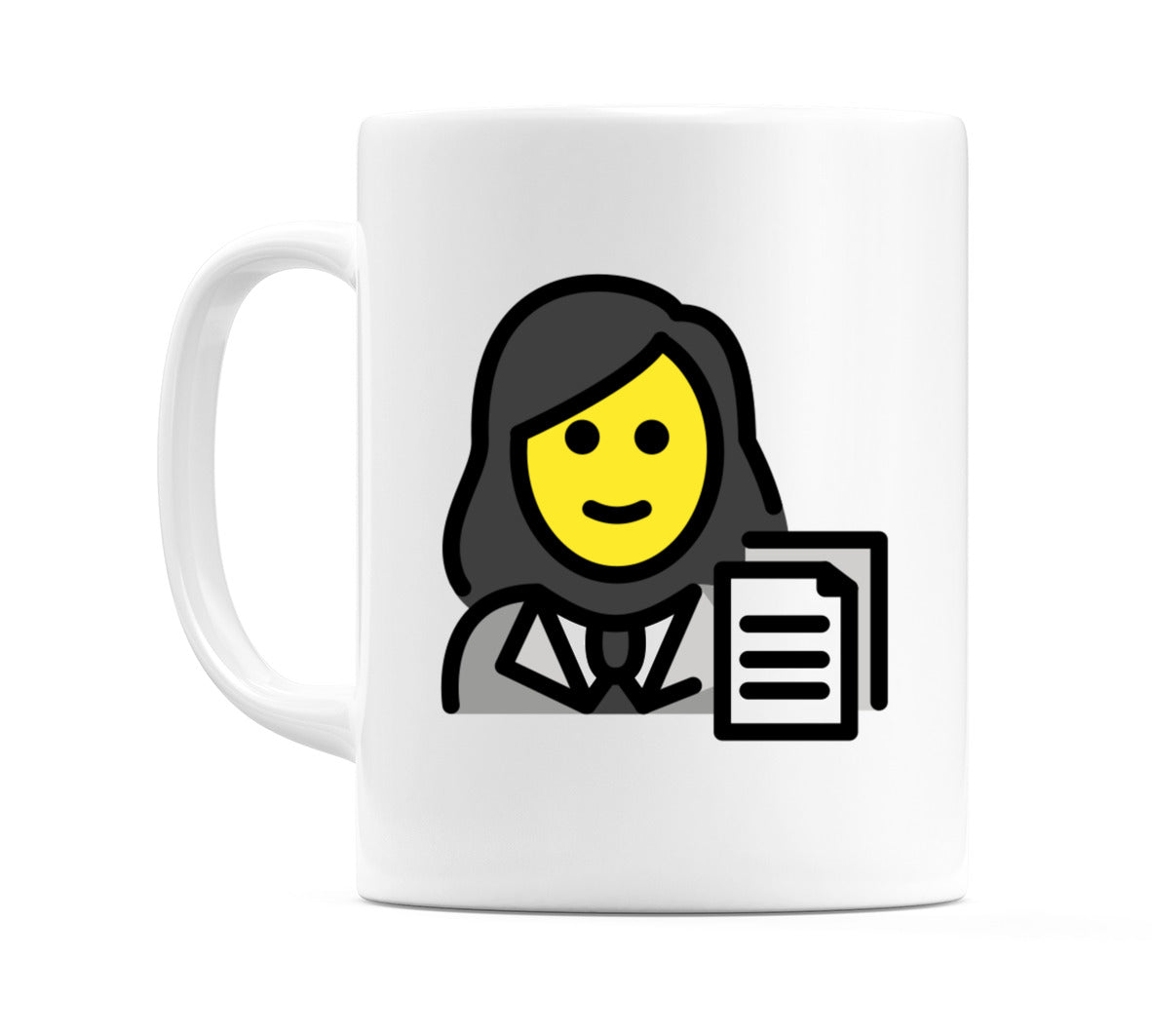 Female Office Worker Emoji Mug