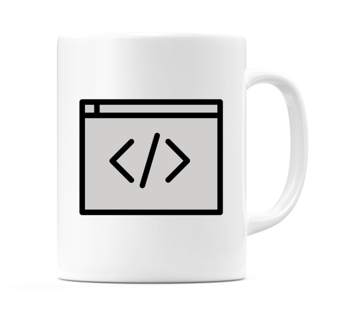 Code Editor Emoji Mug