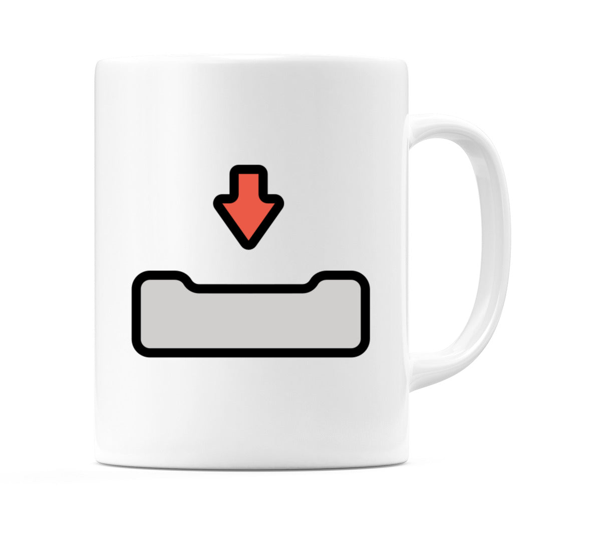 Inbox Tray Emoji Mug