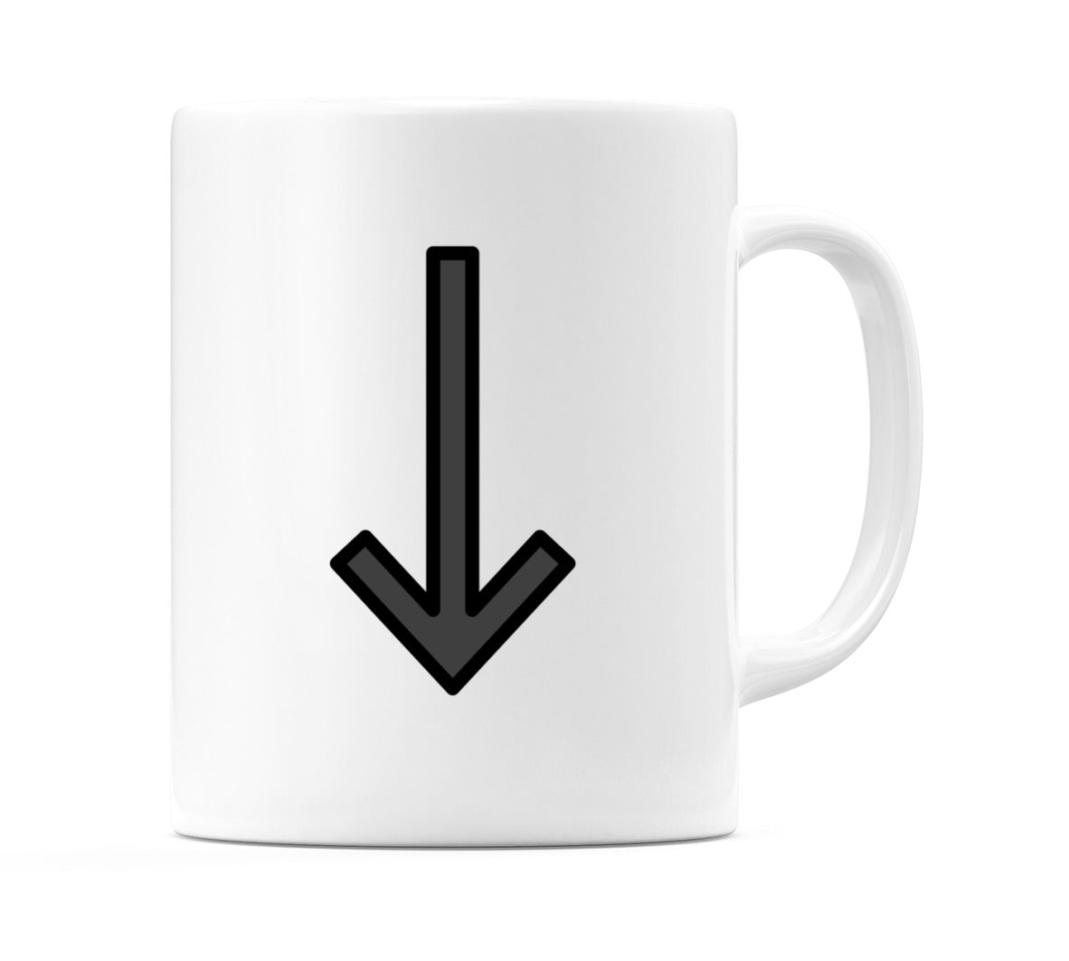 Down Arrow Emoji Mug